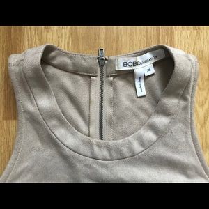 BCBG suede XS shirt